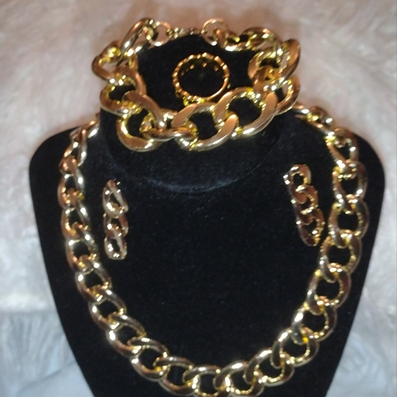 Jewelry - CHUNKY NWOT LINK NECKLACE SET